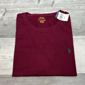 Polo by Ralph Lauren Maroon Short Sleeve Tee